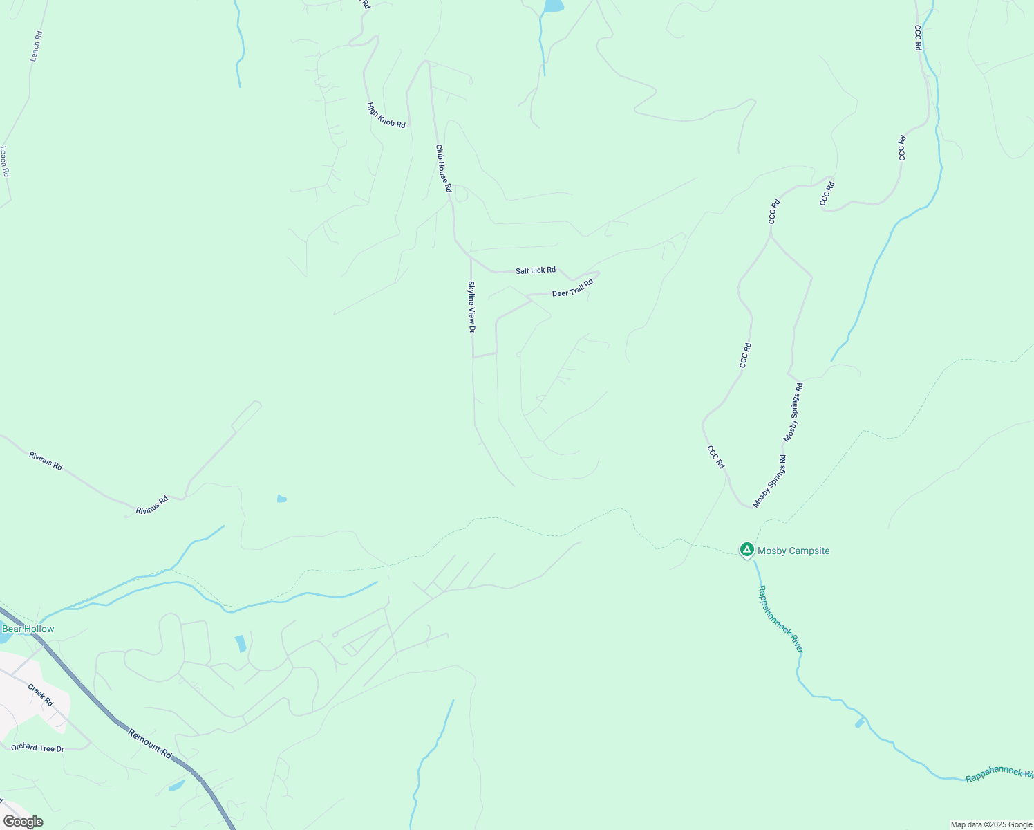 map of restaurants, bars, coffee shops, grocery stores, and more near 468 Alpine Drive in Front Royal