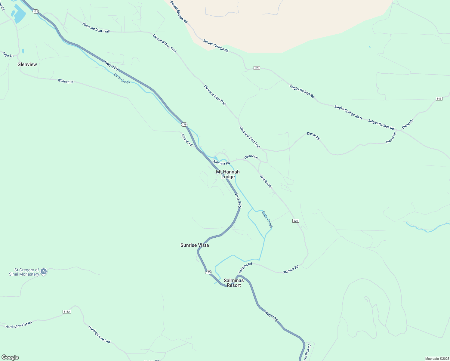 map of restaurants, bars, coffee shops, grocery stores, and more near 9548 Hannah Drive North in Kelseyville