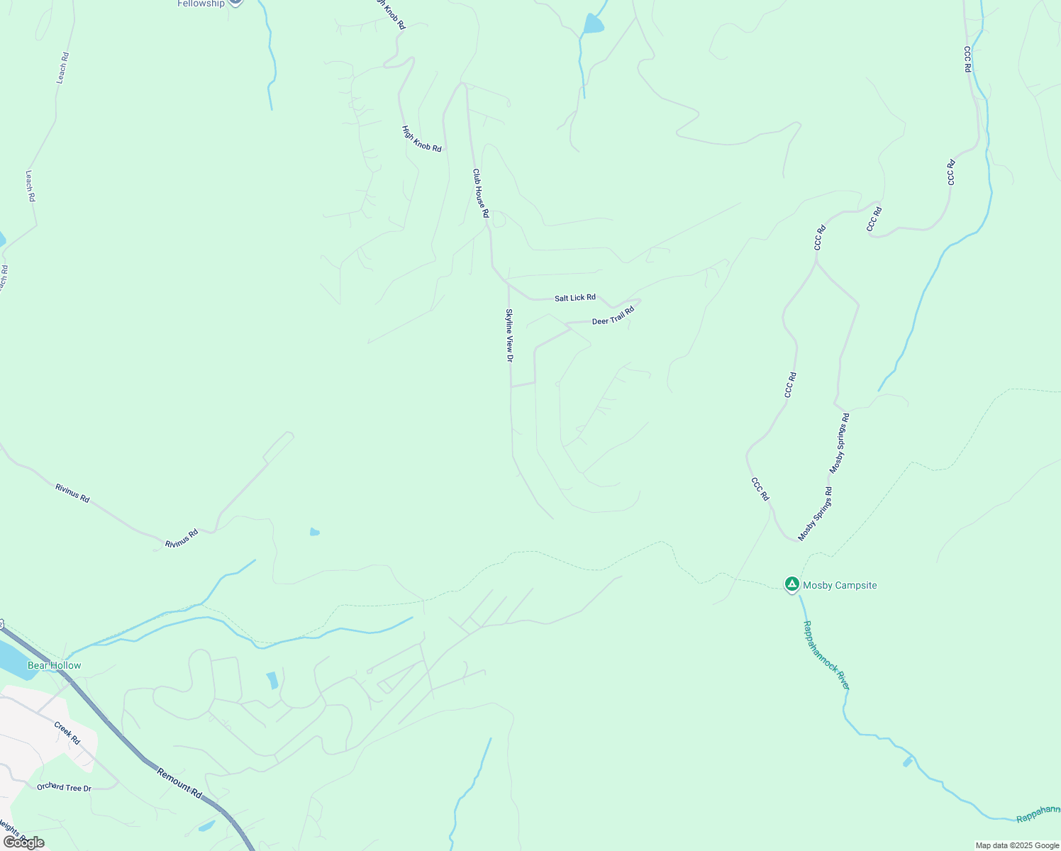 map of restaurants, bars, coffee shops, grocery stores, and more near 386 Shenandoah Valley Drive in Front Royal