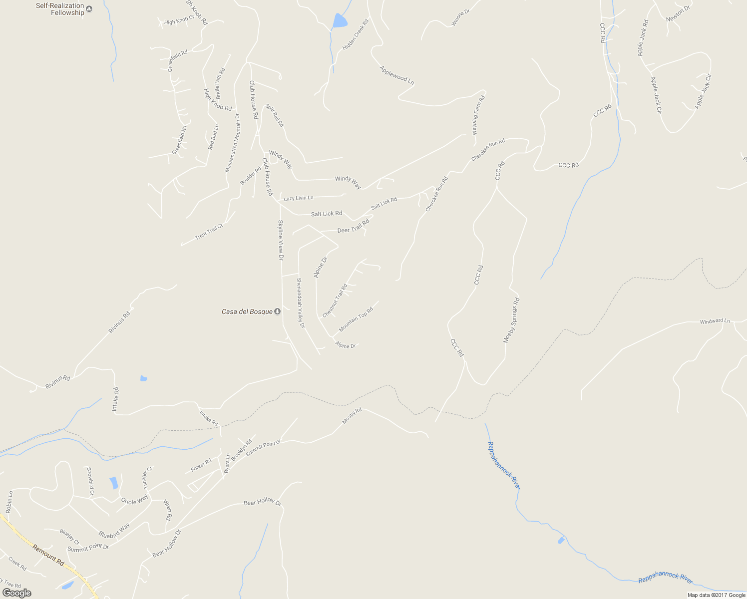 map of restaurants, bars, coffee shops, grocery stores, and more near 255 Mountain Top Road in Front Royal