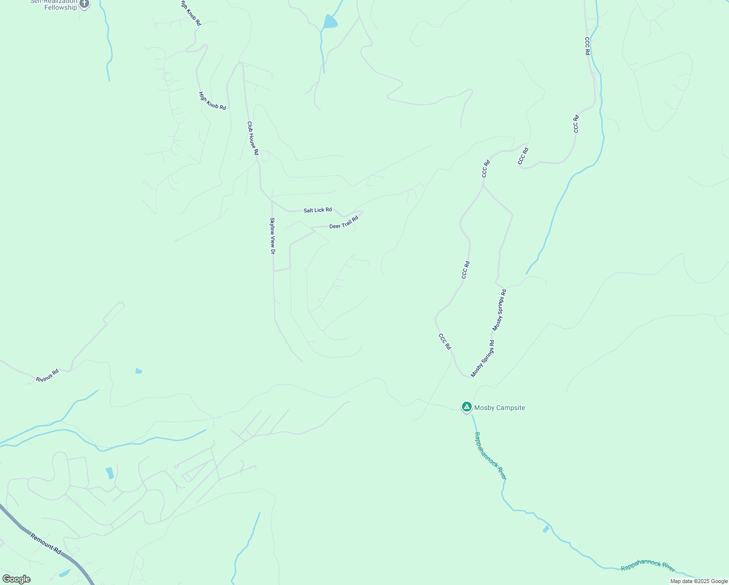 map of restaurants, bars, coffee shops, grocery stores, and more near 255 Mountain Top Road in Front Royal