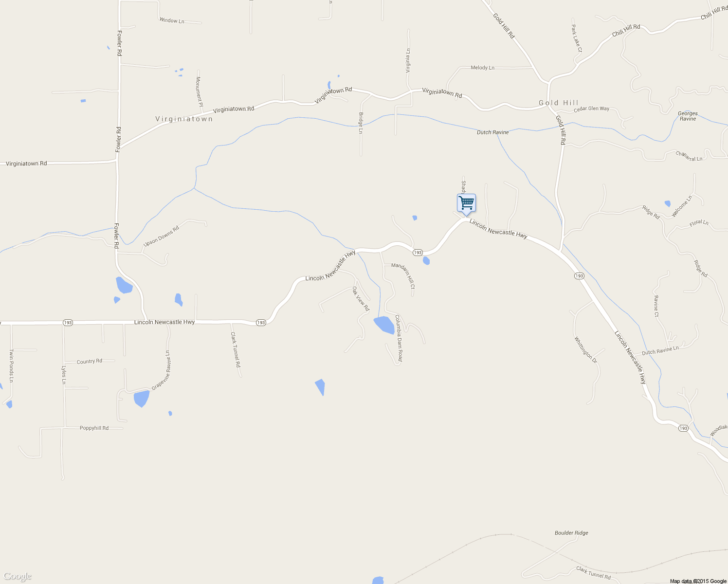 map of restaurants, bars, coffee shops, grocery stores, and more near 181 Oak View Road in Newcastle