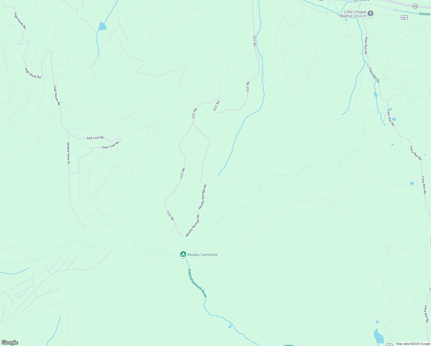 map of restaurants, bars, coffee shops, grocery stores, and more near 589 Mosby Springs Road in Front Royal