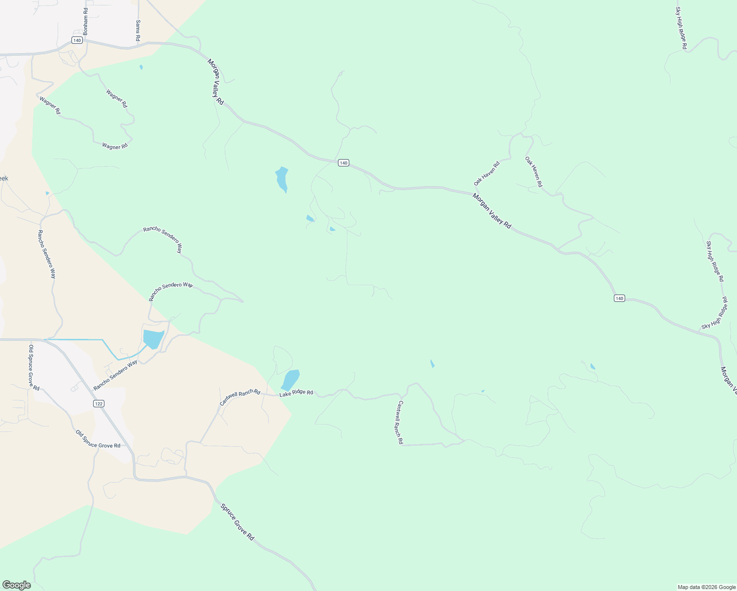 map of restaurants, bars, coffee shops, grocery stores, and more near 18933 Morgan Valley Road in Lower Lake
