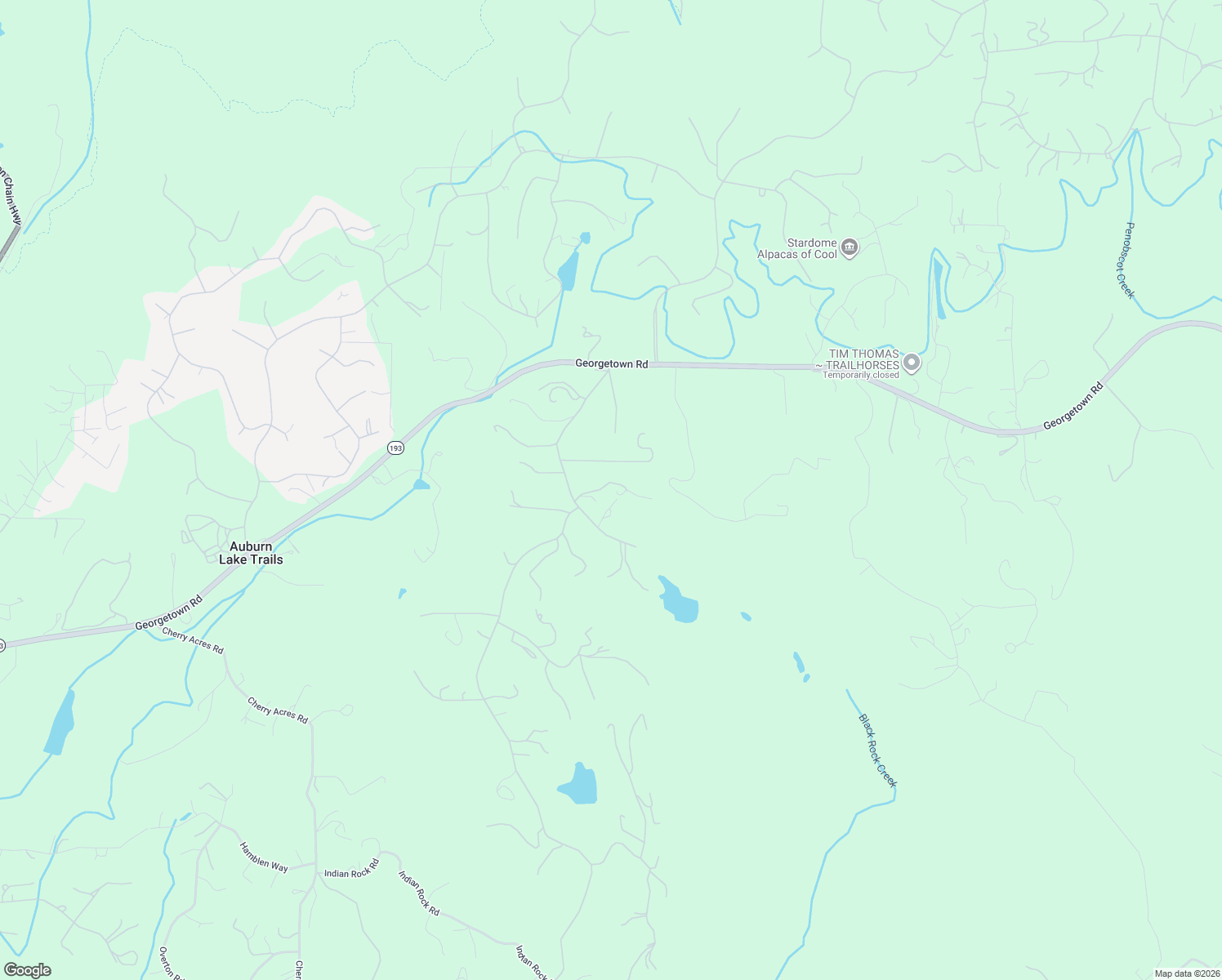 map of restaurants, bars, coffee shops, grocery stores, and more near 1824 Cool Way in Cool