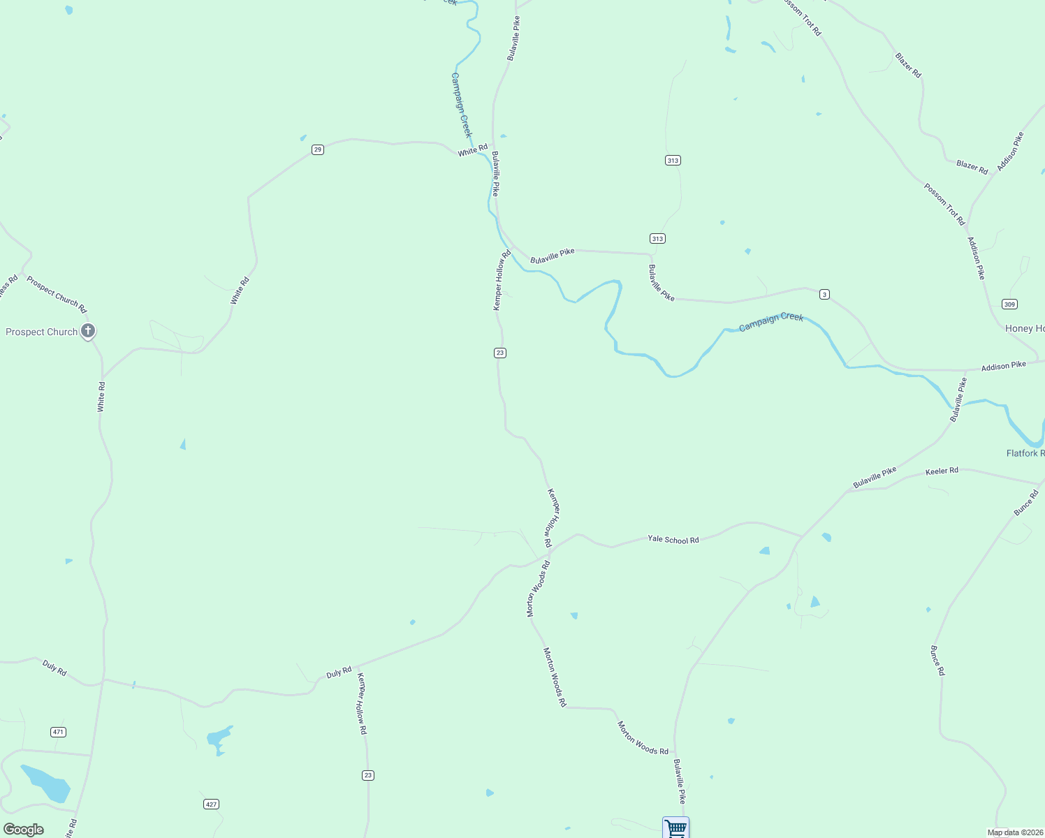 map of restaurants, bars, coffee shops, grocery stores, and more near 264 Kemper Hollow Road in Gallipolis
