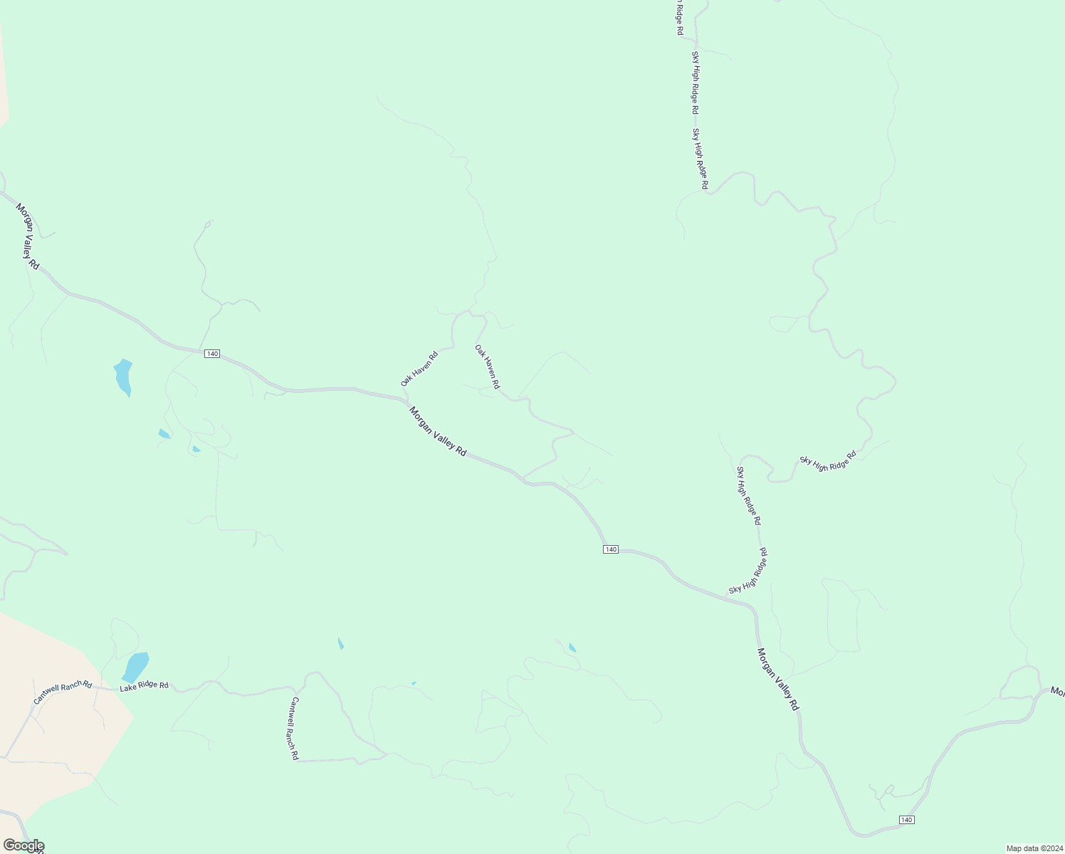 map of restaurants, bars, coffee shops, grocery stores, and more near 19511 Oak Haven Road in Lower Lake