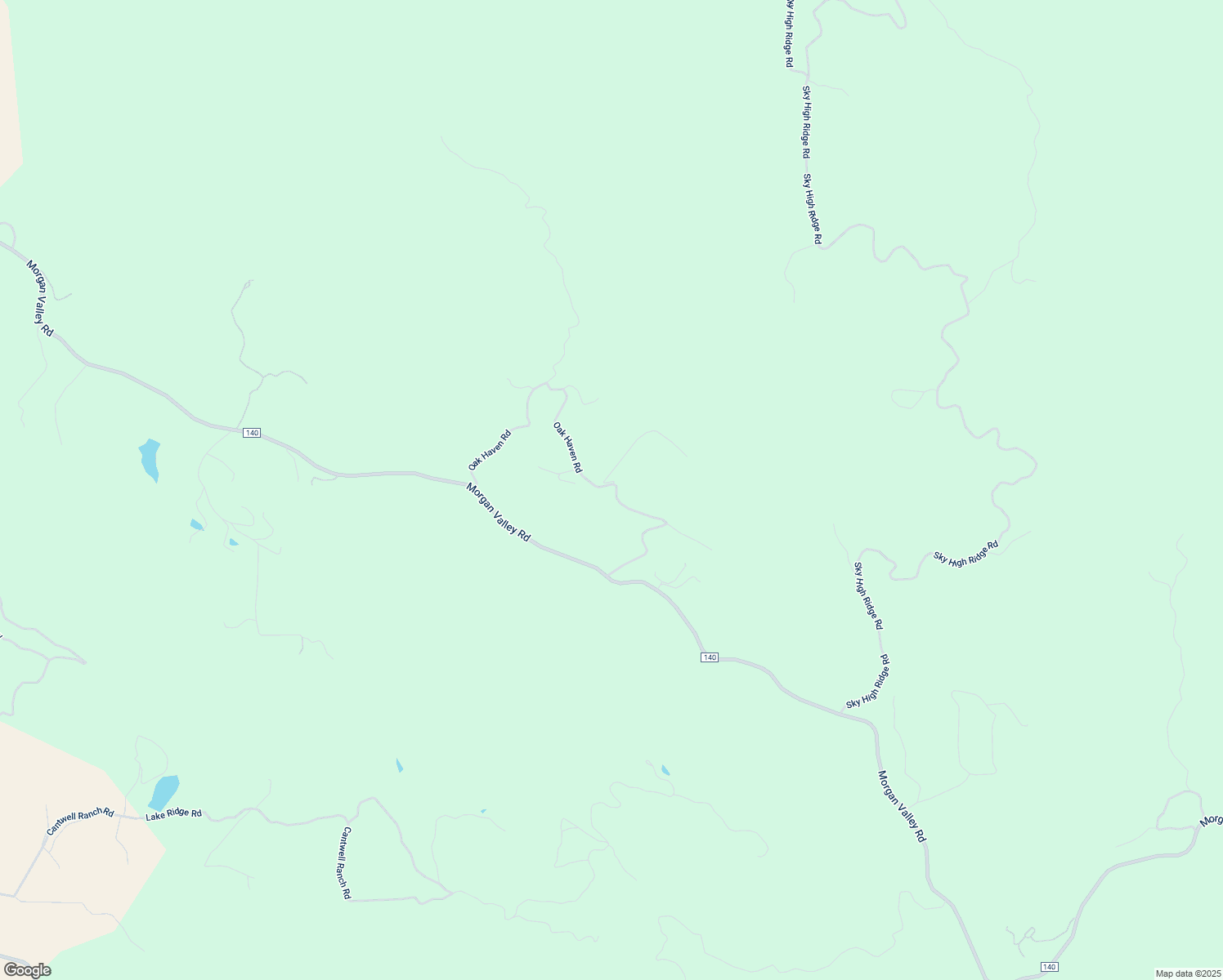 map of restaurants, bars, coffee shops, grocery stores, and more near 19511 Oak Haven Road in Lower Lake