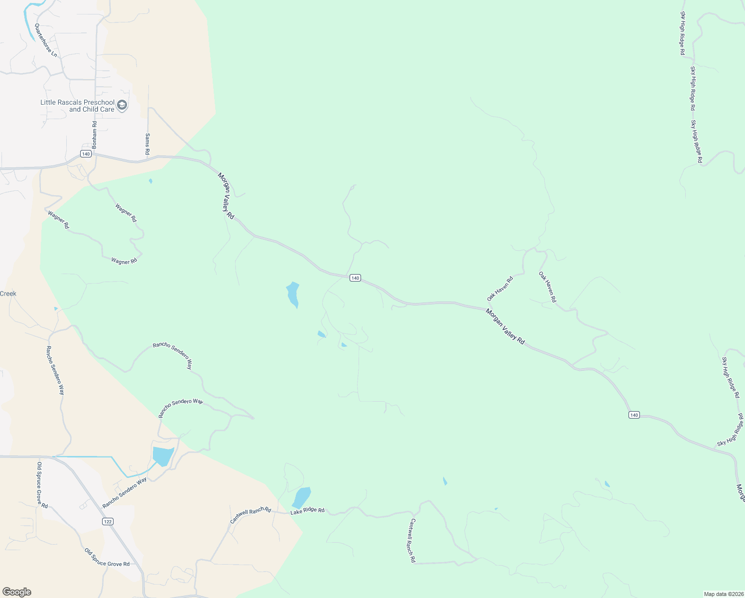 map of restaurants, bars, coffee shops, grocery stores, and more near 18683 Morgan Valley Road in Lower Lake
