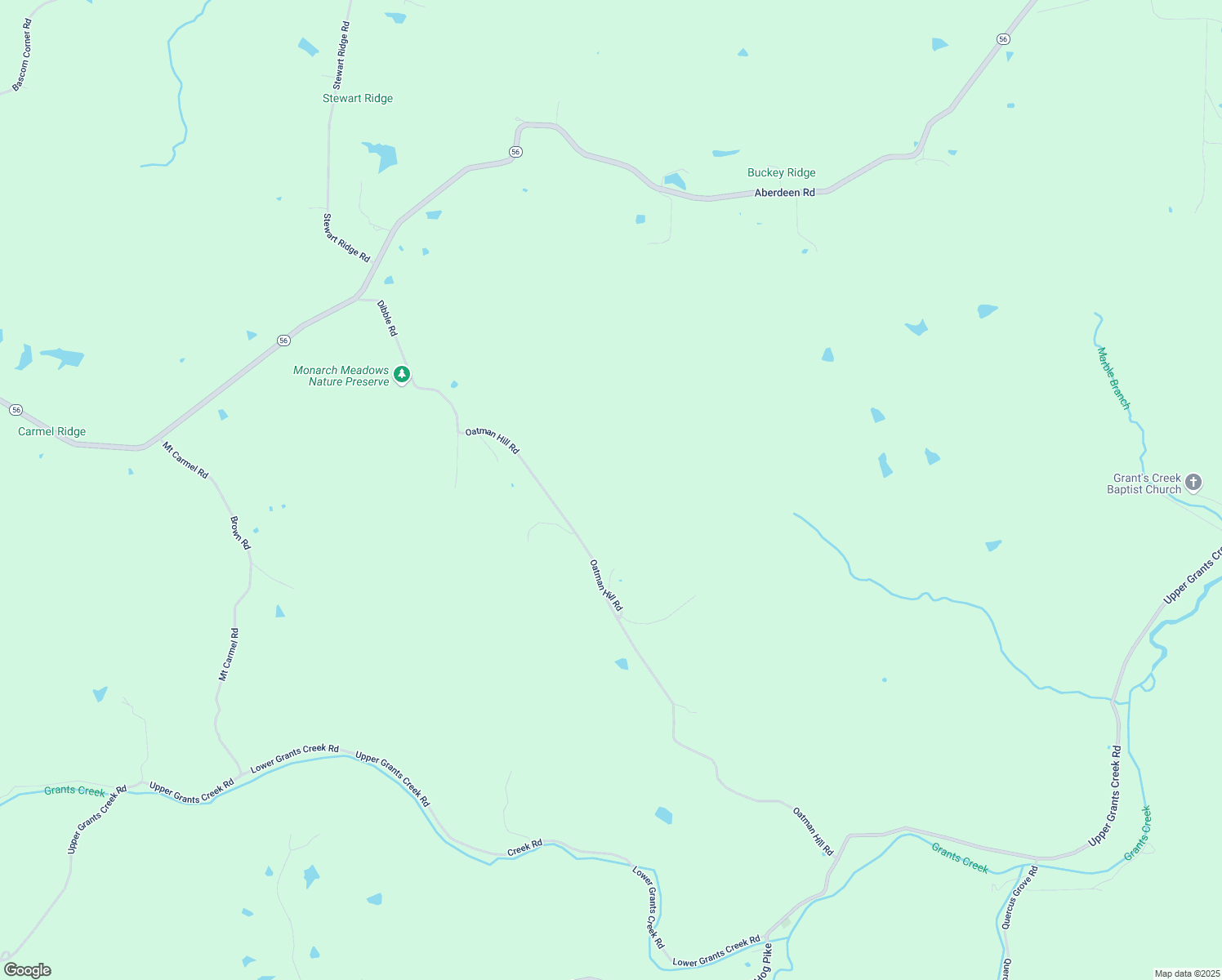 map of restaurants, bars, coffee shops, grocery stores, and more near 14714 Oatman Hill Road in Rising Sun