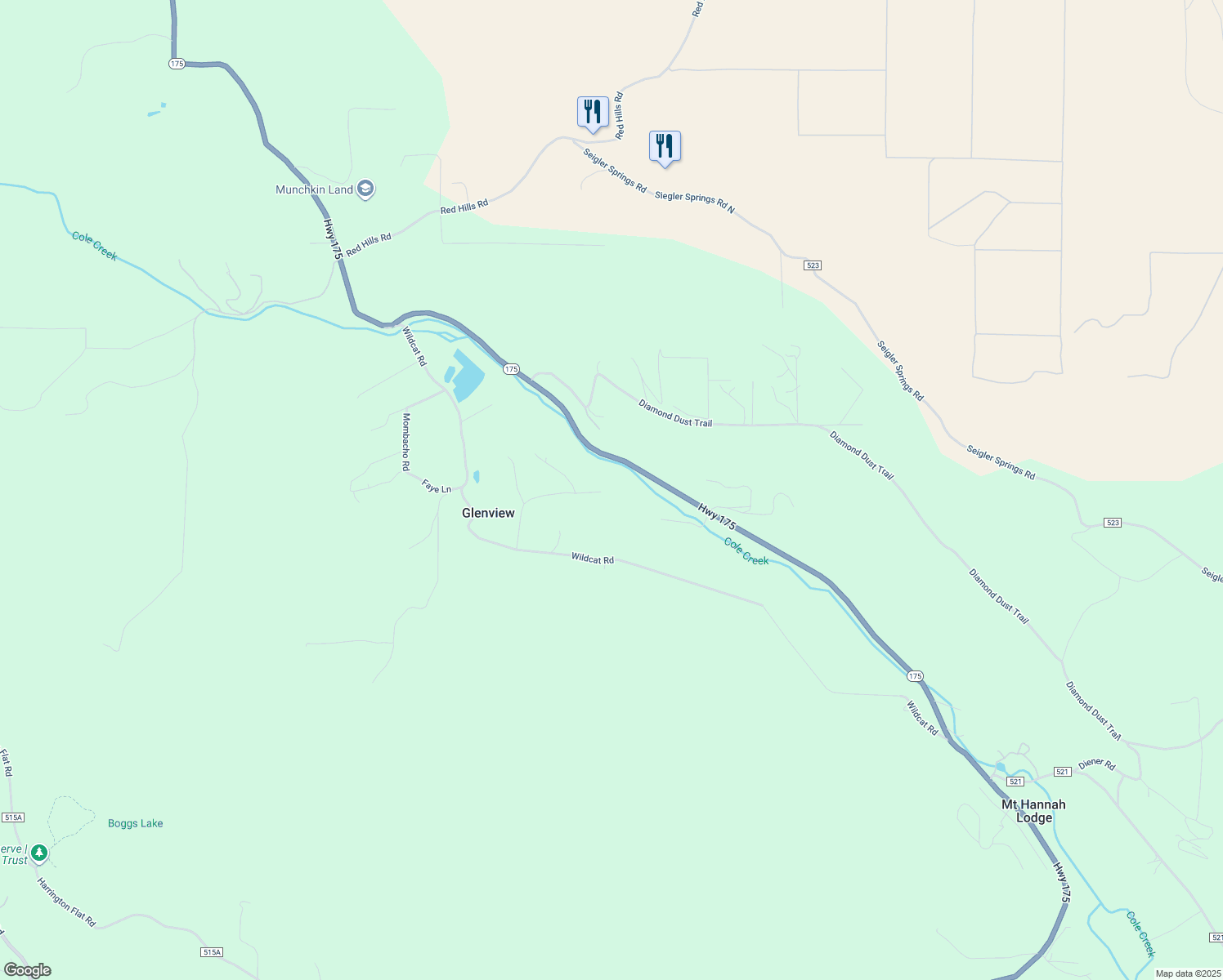 map of restaurants, bars, coffee shops, grocery stores, and more near 8444 Saddle Road in Kelseyville