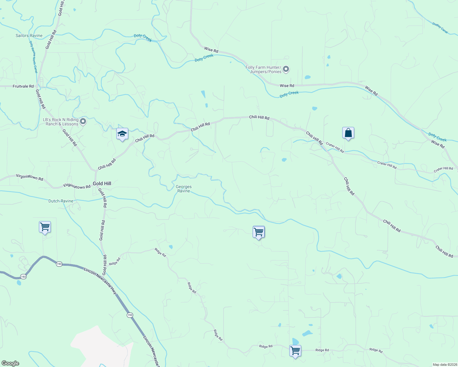 map of restaurants, bars, coffee shops, grocery stores, and more near 661 Janet Court in Newcastle