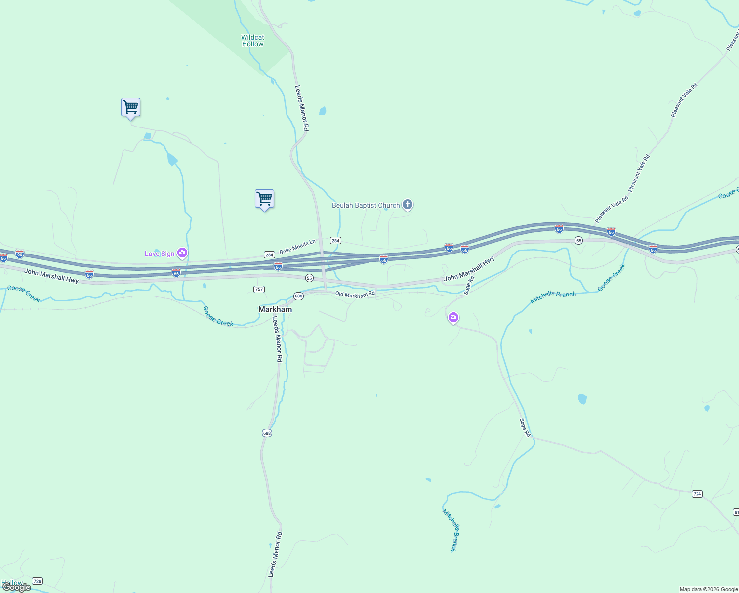 map of restaurants, bars, coffee shops, grocery stores, and more near 11511 Old Markham Road in Markham