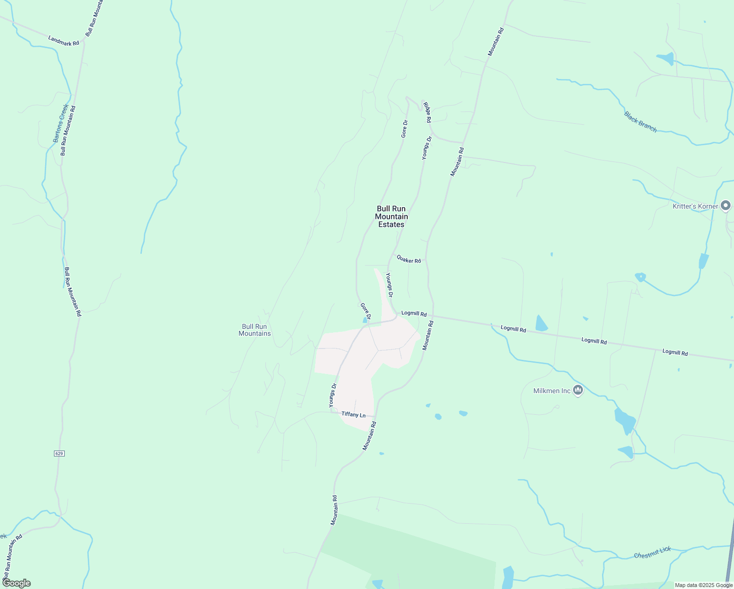 map of restaurants, bars, coffee shops, grocery stores, and more near 2427 Gore Dr in Haymarket