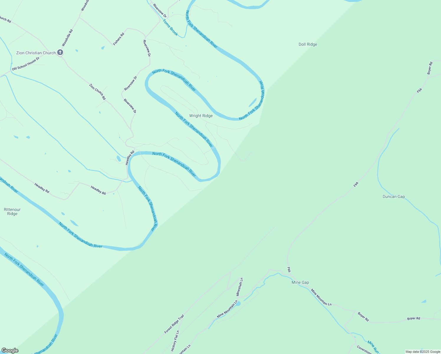 map of restaurants, bars, coffee shops, grocery stores, and more near 116 Bear Paw Road in Maurertown