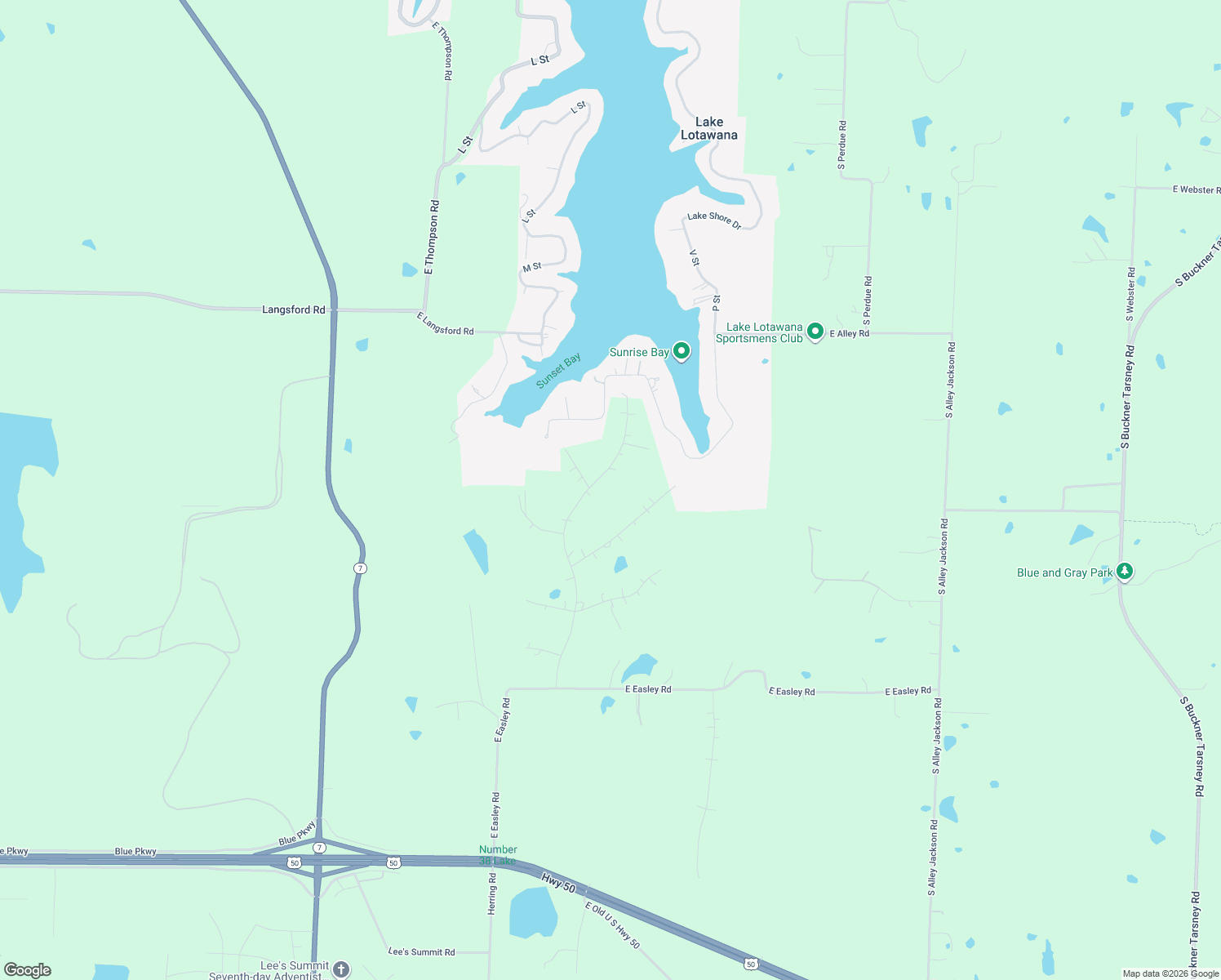map of restaurants, bars, coffee shops, grocery stores, and more near 11411 Easley Drive in Lee's Summit