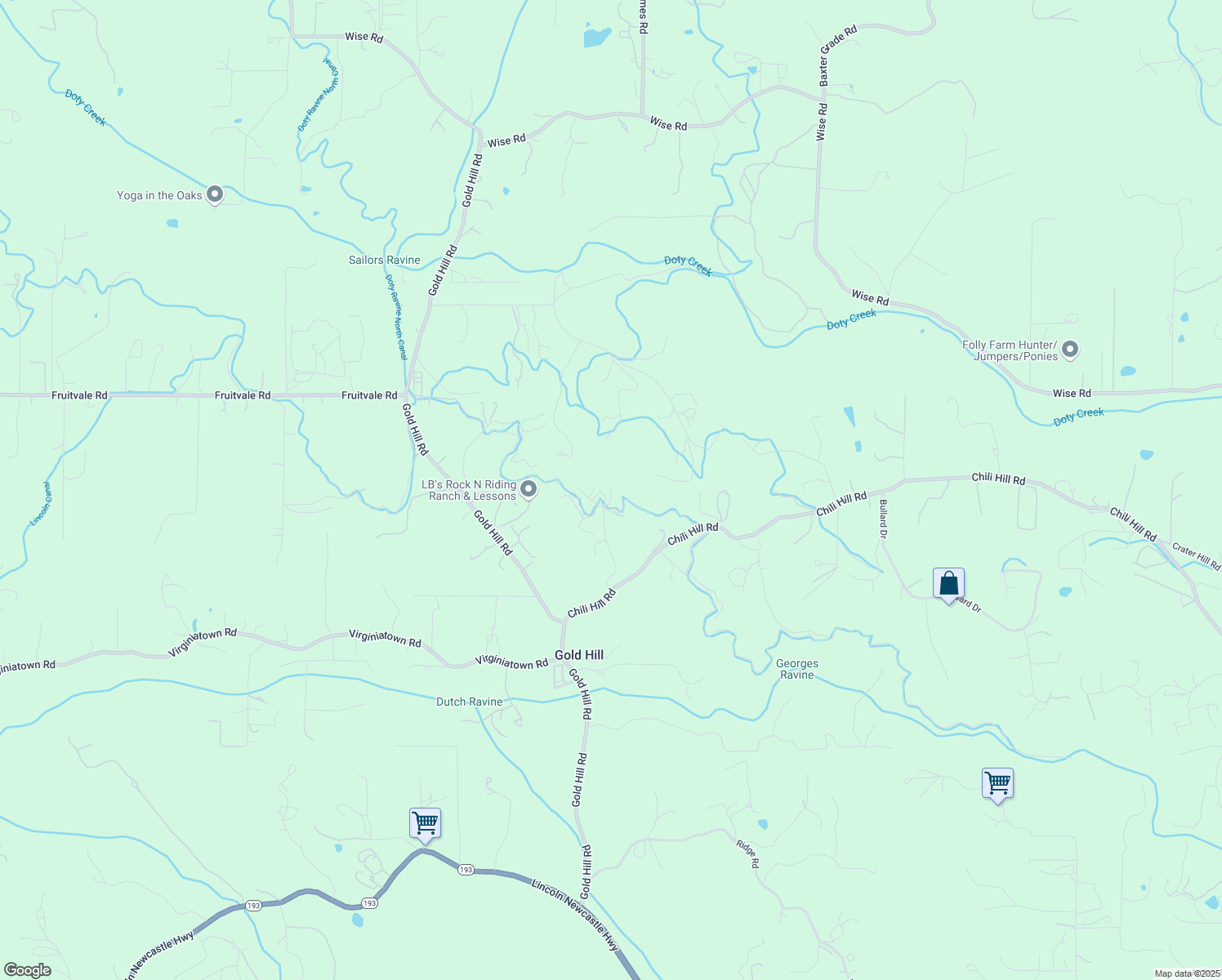 map of restaurants, bars, coffee shops, grocery stores, and more near 1160 Park Lake Court in Newcastle