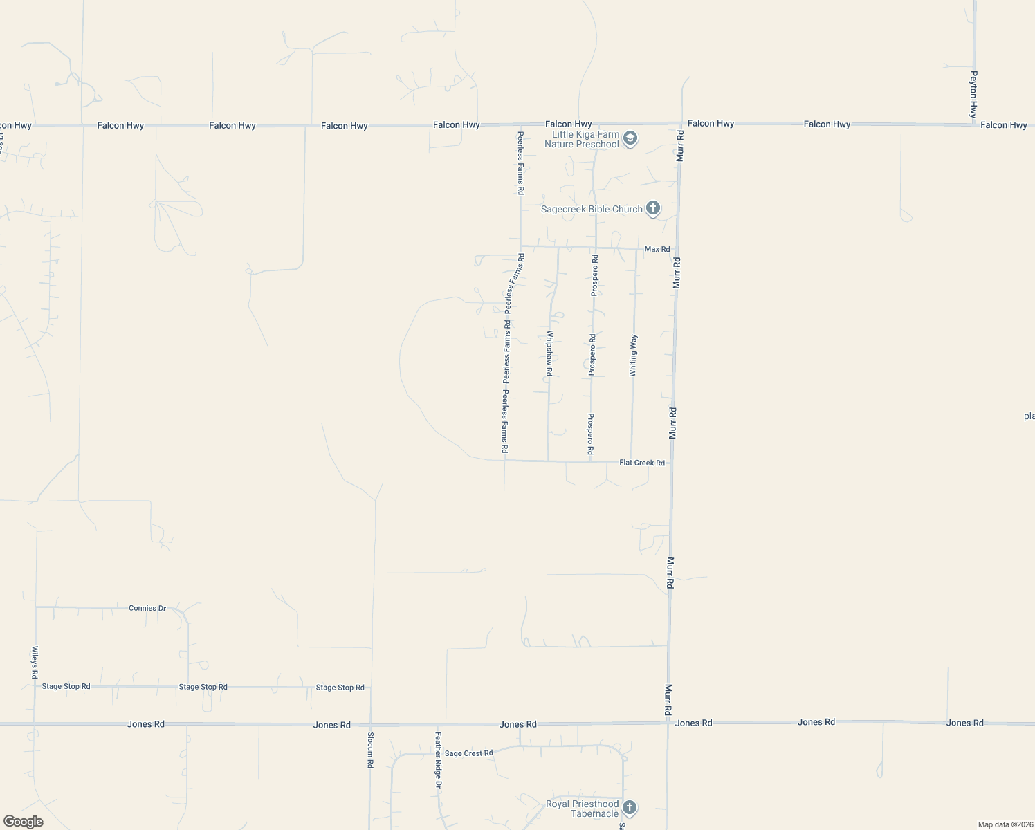 map of restaurants, bars, coffee shops, grocery stores, and more near 5535 Peerless Farms Rd in Peyton