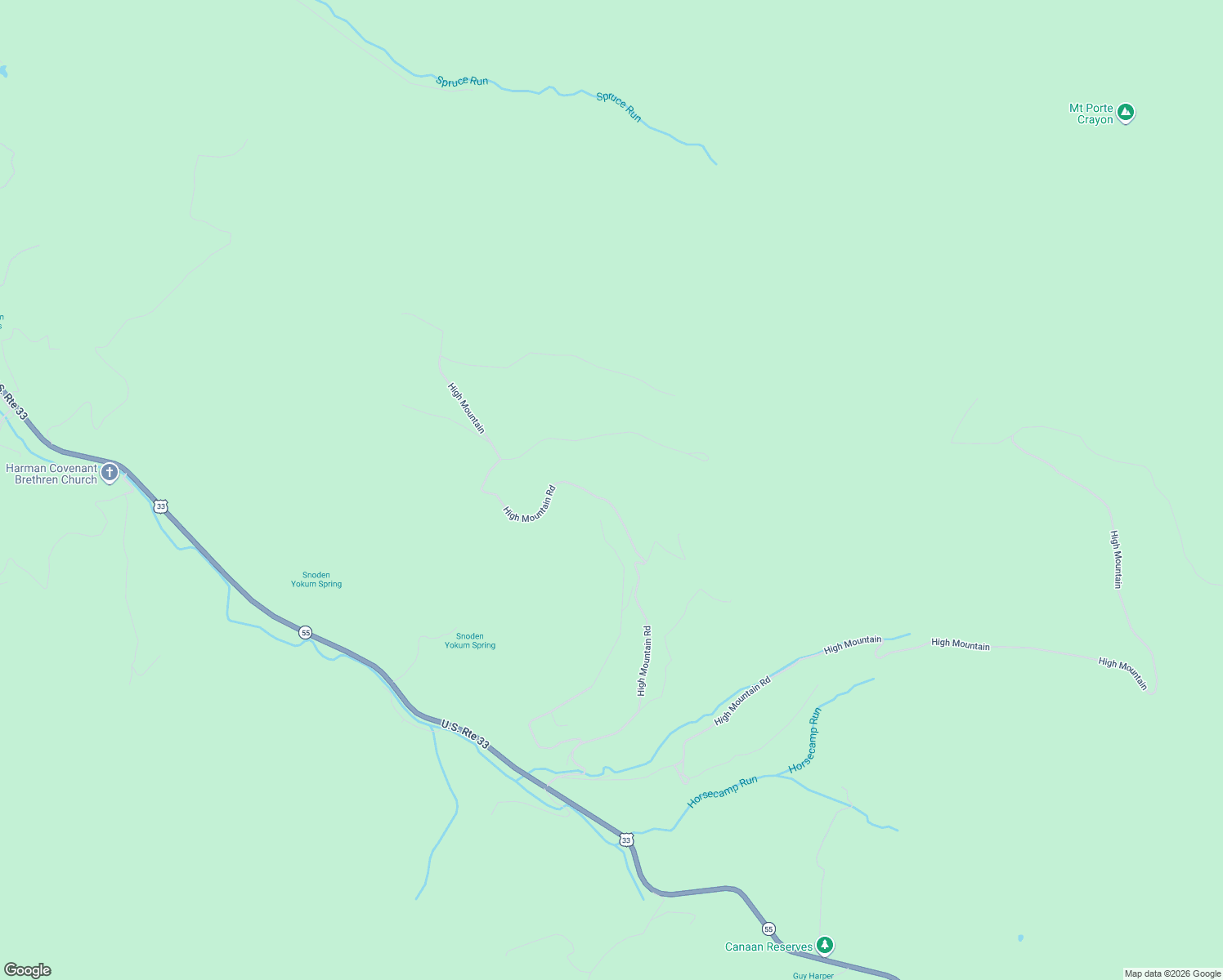 map of restaurants, bars, coffee shops, grocery stores, and more near in Harman