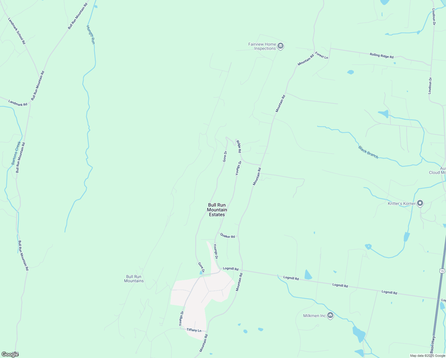 map of restaurants, bars, coffee shops, grocery stores, and more near 2013 Gore Drive in Haymarket