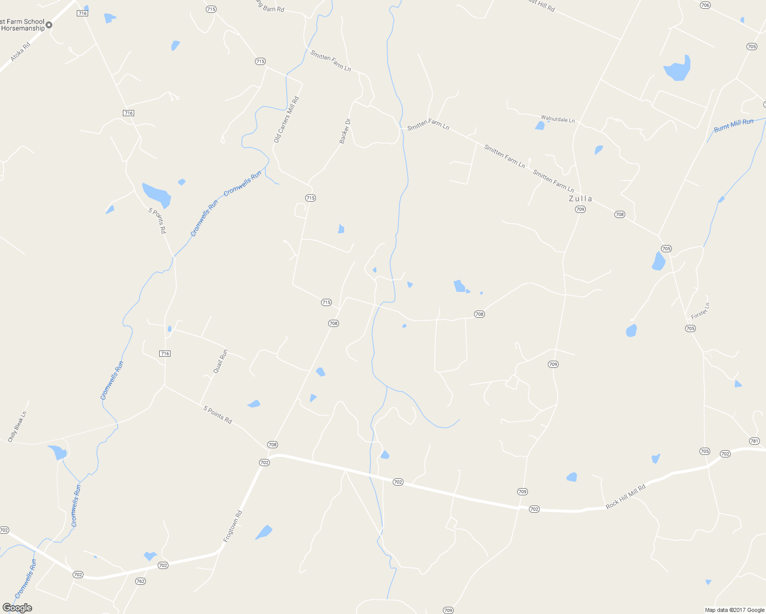 map of restaurants, bars, coffee shops, grocery stores, and more near 7091 Young Road in The Plains