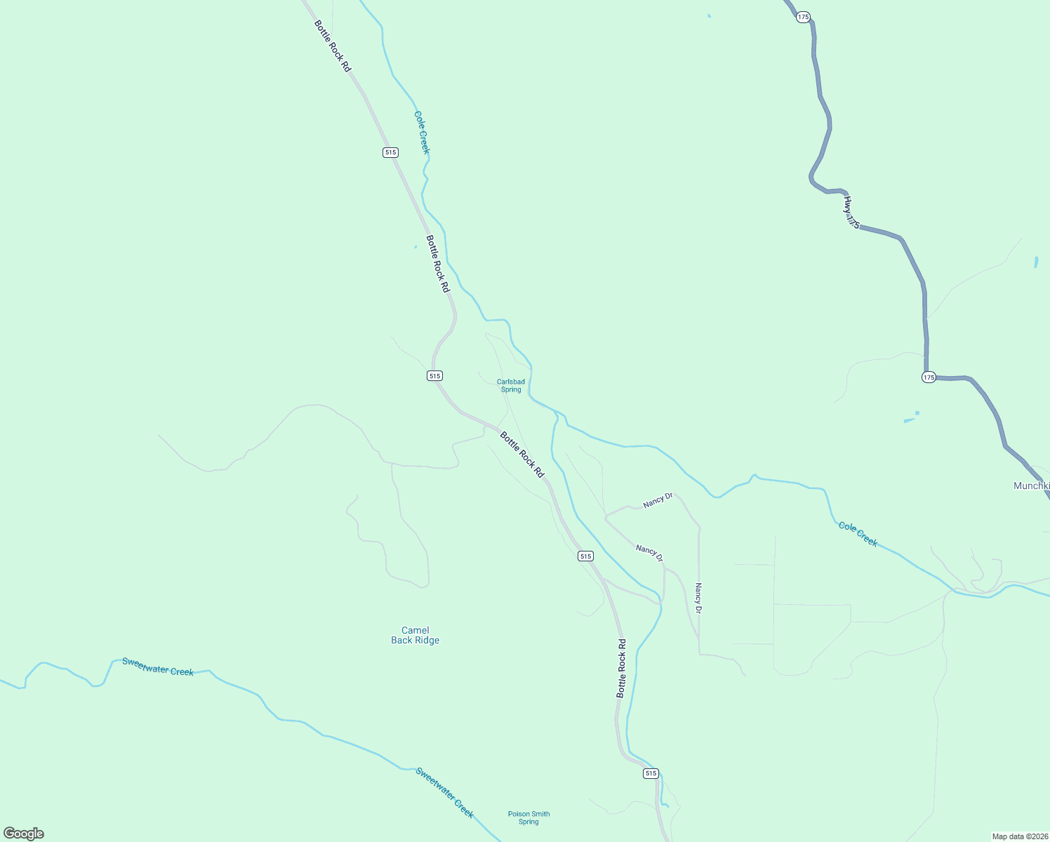 map of restaurants, bars, coffee shops, grocery stores, and more near 9600 McKinley Road in Kelseyville