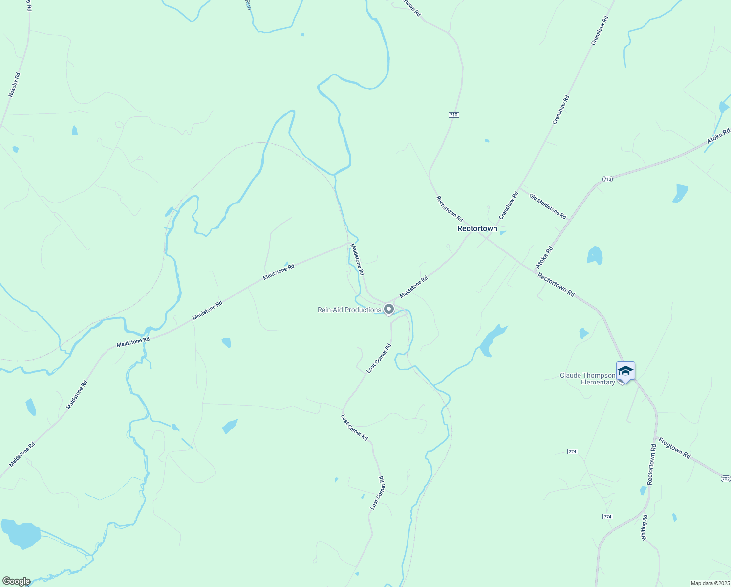 map of restaurants, bars, coffee shops, grocery stores, and more near 8579 Maidstone Road in Delaplane