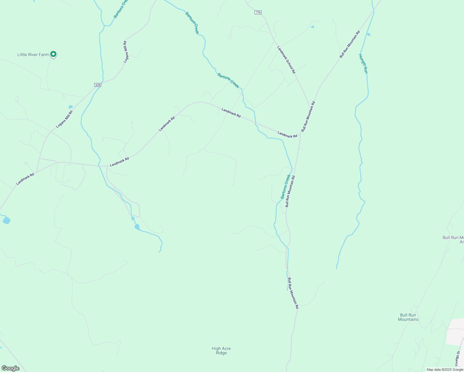 map of restaurants, bars, coffee shops, grocery stores, and more near 2697 Windcrest Lane in The Plains
