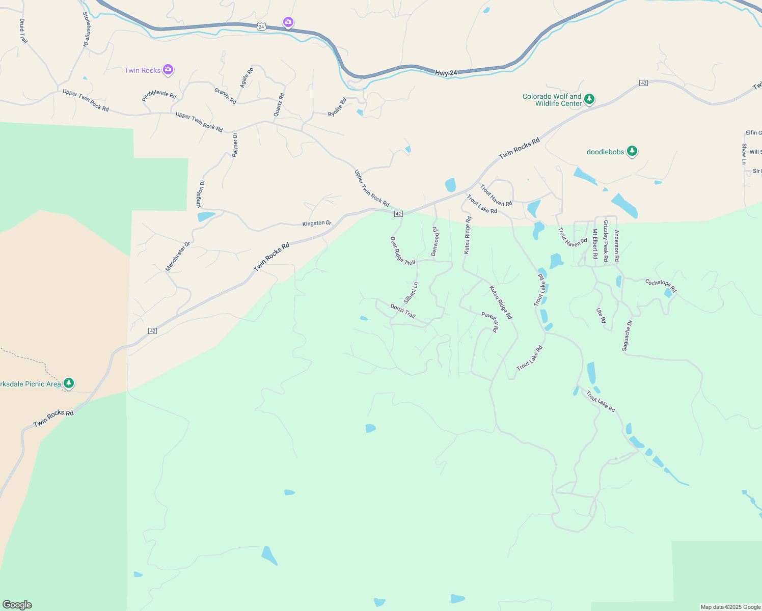 map of restaurants, bars, coffee shops, grocery stores, and more near 244 Tidi Road in Florissant