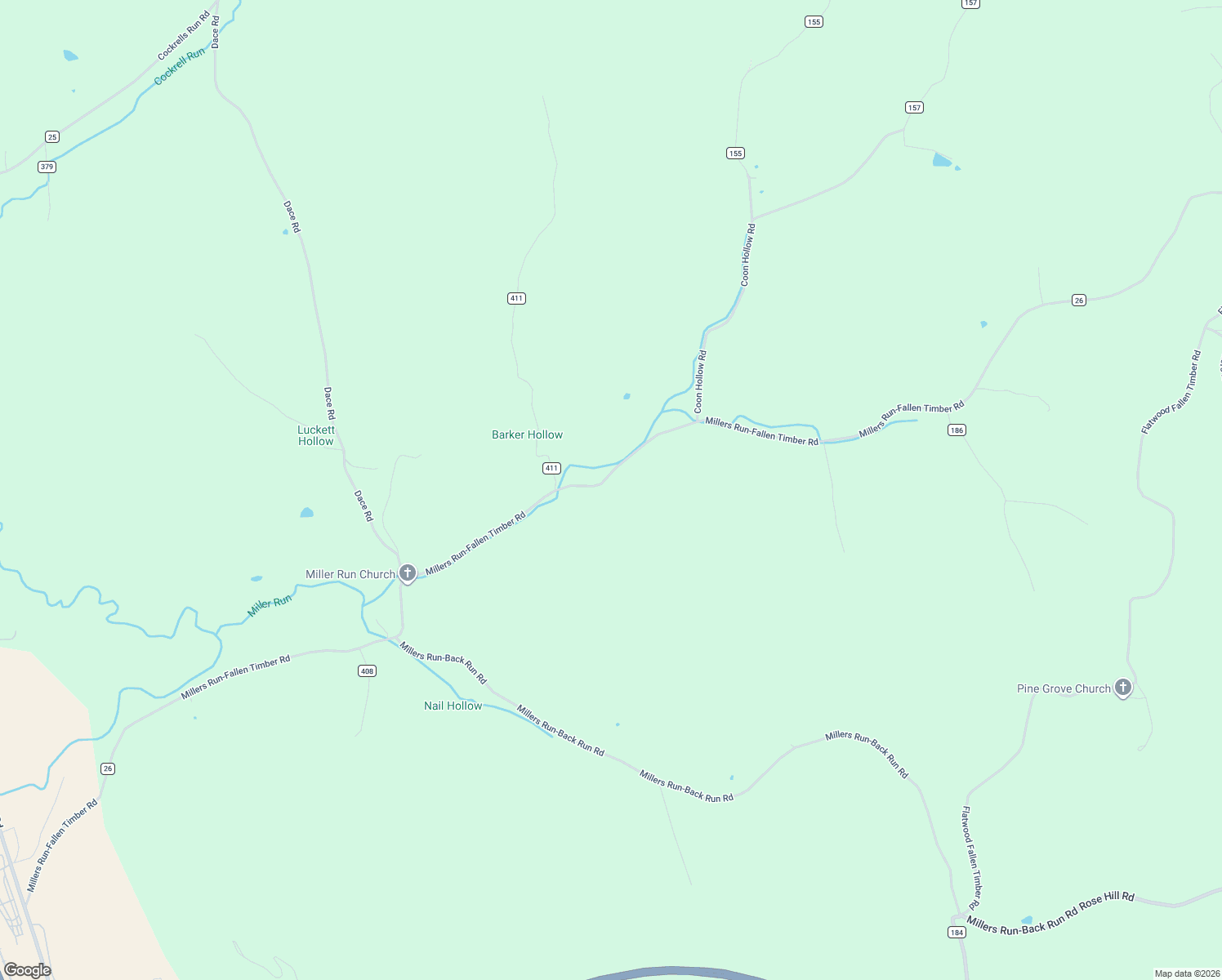 map of restaurants, bars, coffee shops, grocery stores, and more near 2222 Millers Fallen Tmb Run in Lucasville