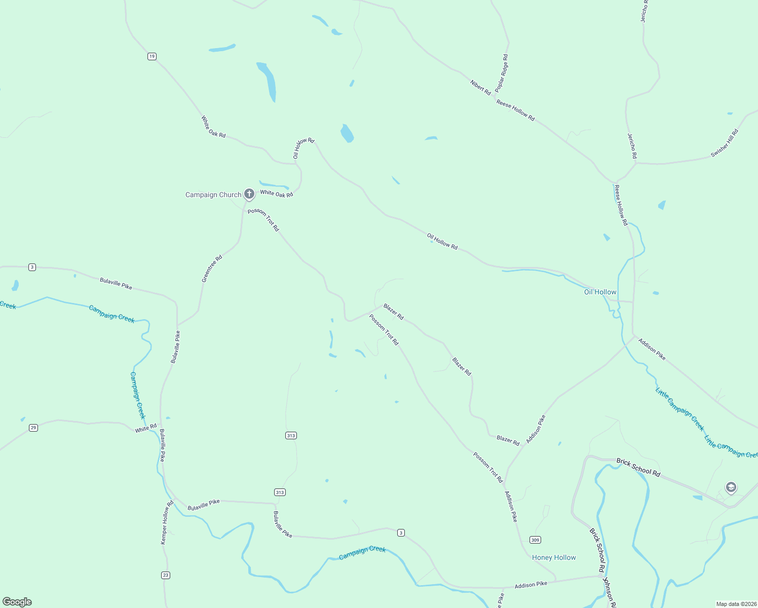 map of restaurants, bars, coffee shops, grocery stores, and more near 1049 Blazer Road in Gallipolis