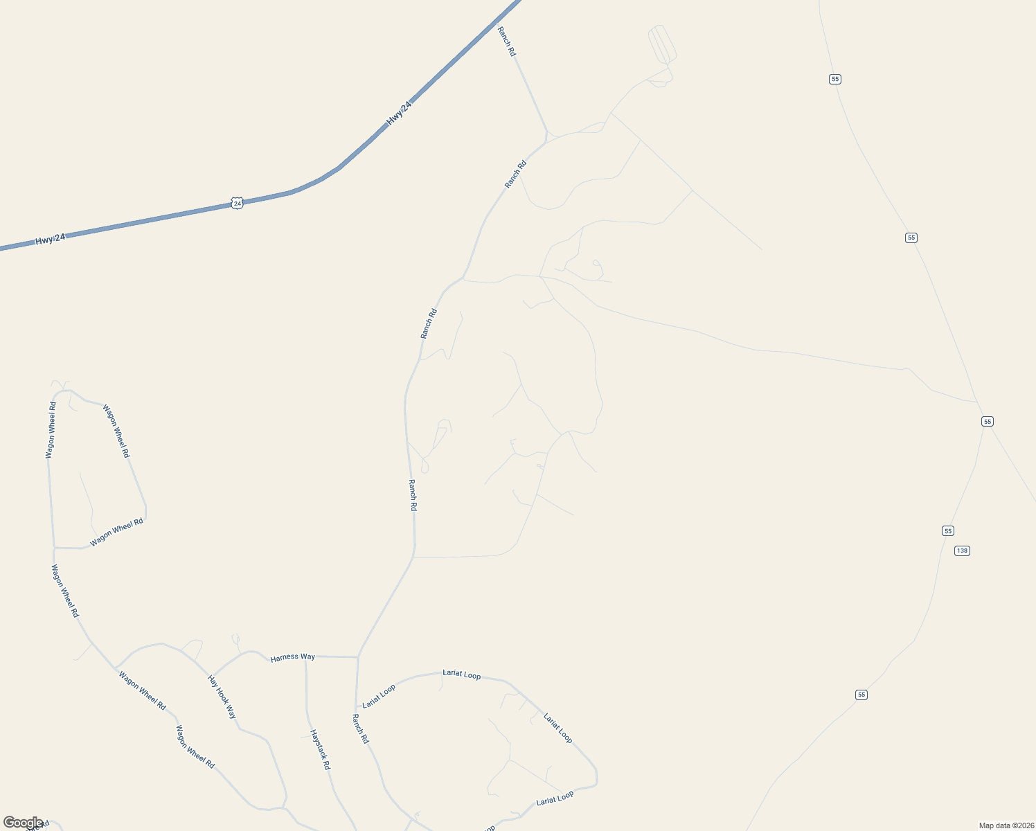 map of restaurants, bars, coffee shops, grocery stores, and more near 52 Bit Way in Hartsel