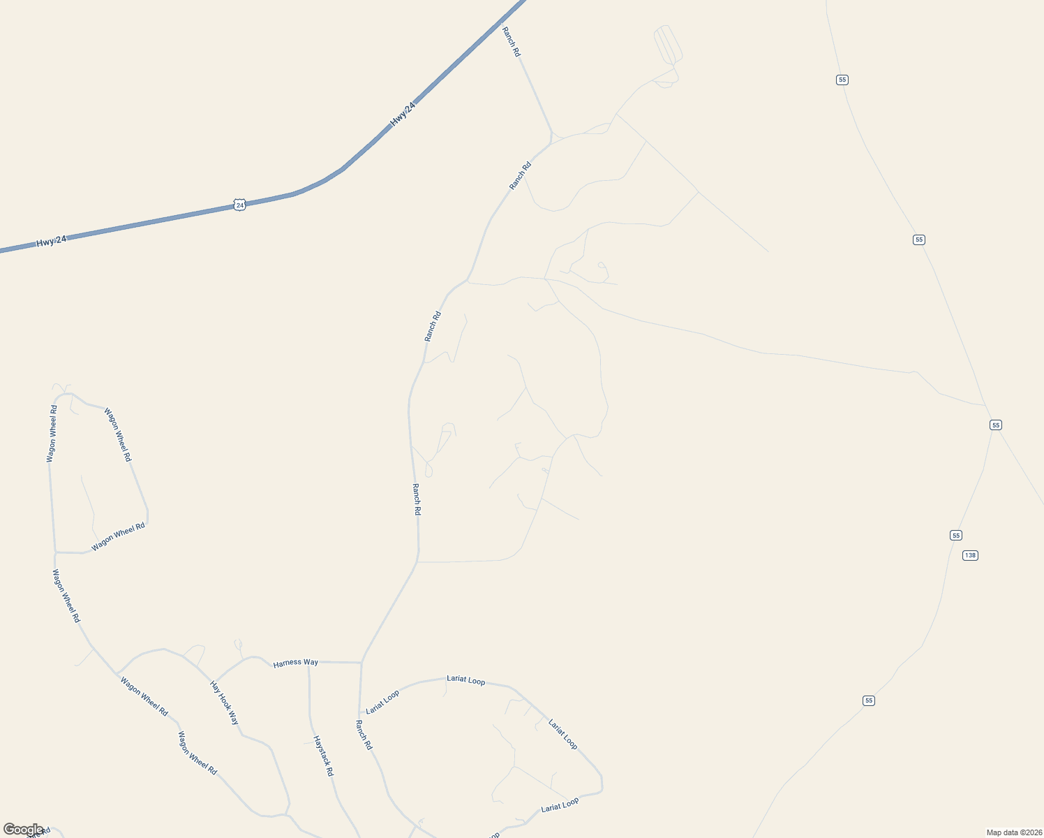 map of restaurants, bars, coffee shops, grocery stores, and more near 52 Bit Way in Hartsel