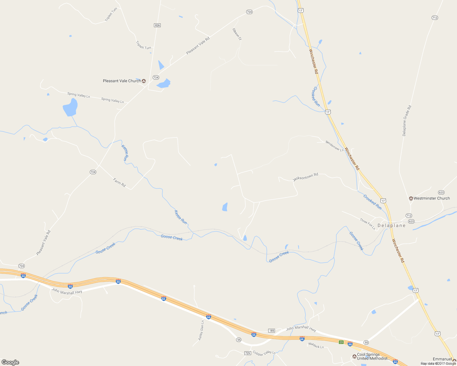 map of restaurants, bars, coffee shops, grocery stores, and more near 10475 Jacksontown Road in Delaplane