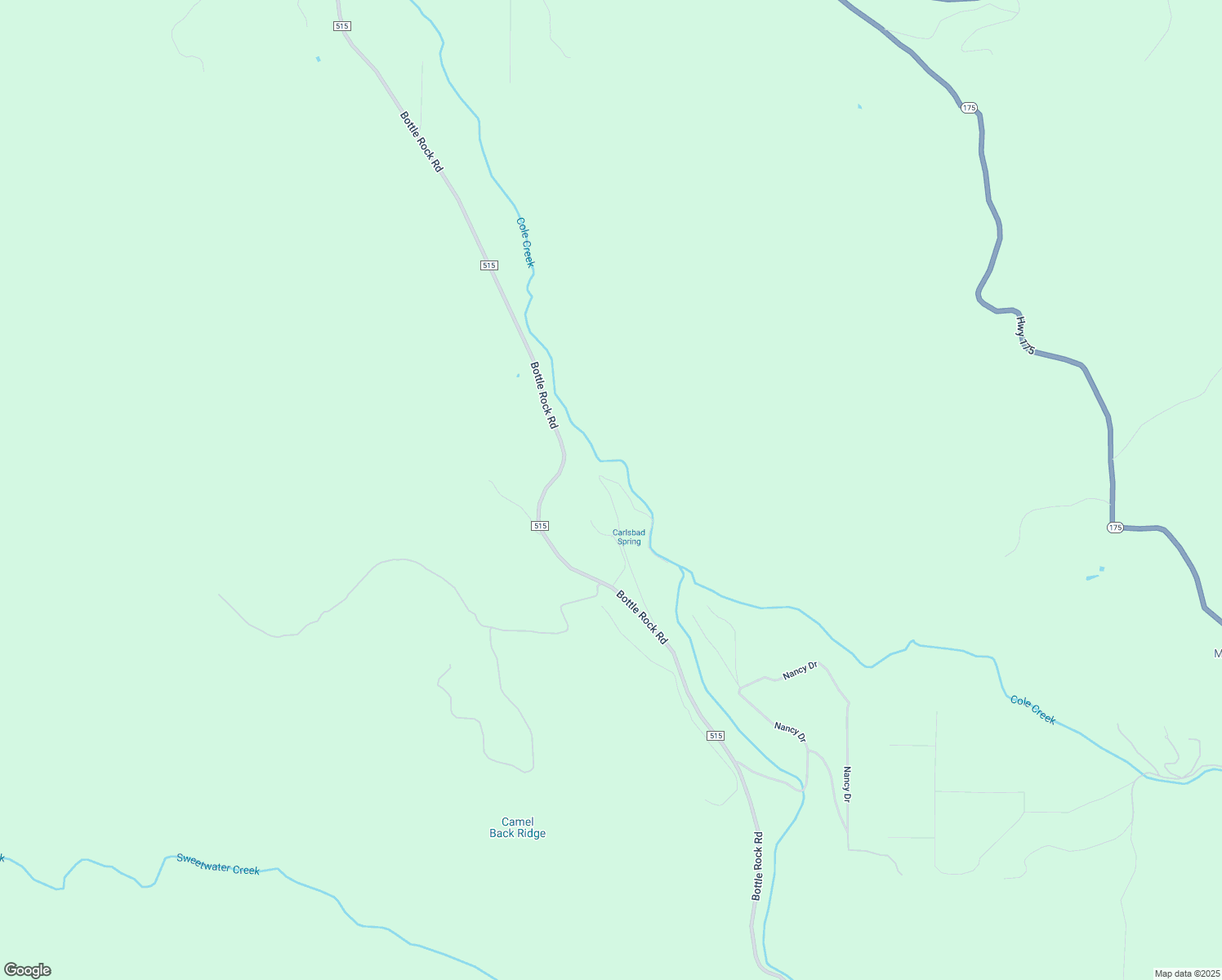 map of restaurants, bars, coffee shops, grocery stores, and more near 9600 McKinley Road in Kelseyville