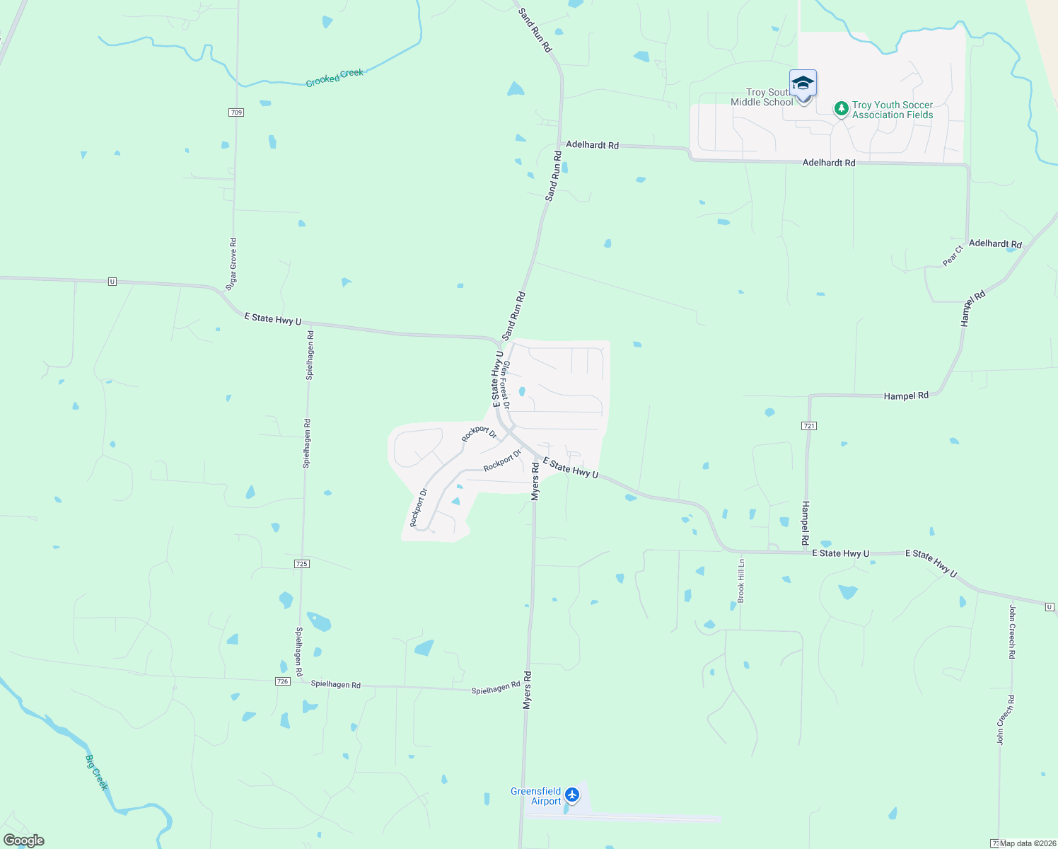 map of restaurants, bars, coffee shops, grocery stores, and more near 300 Glen Forest Drive in Troy
