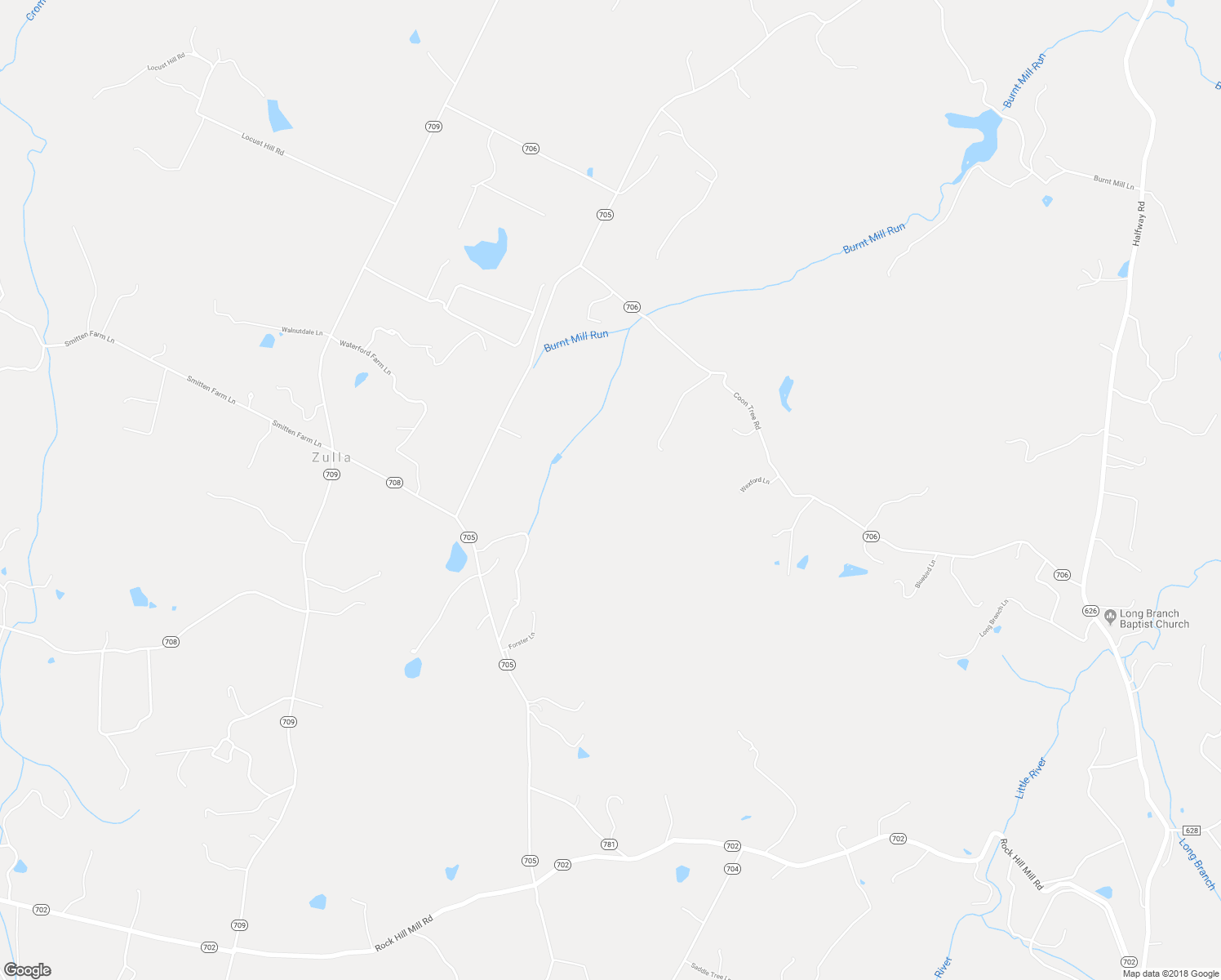 map of restaurants, bars, coffee shops, grocery stores, and more near 2811 Burrland Lane in The Plains