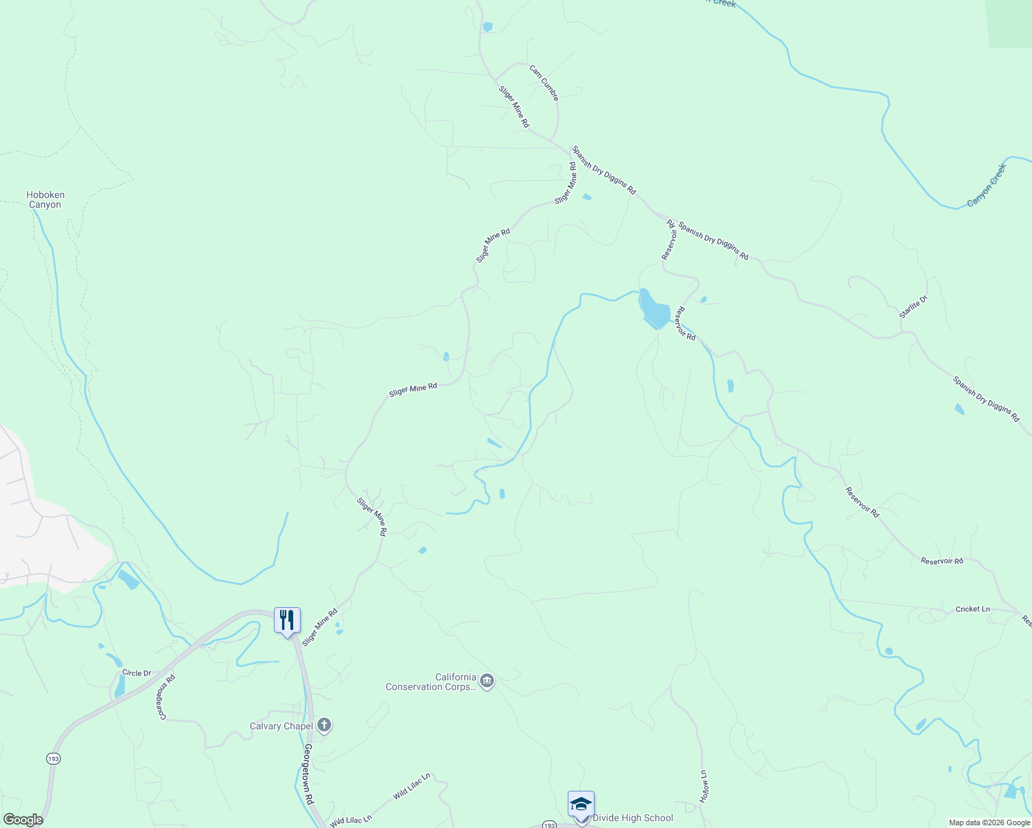 map of restaurants, bars, coffee shops, grocery stores, and more near 4057 Rodina Way in Greenwood