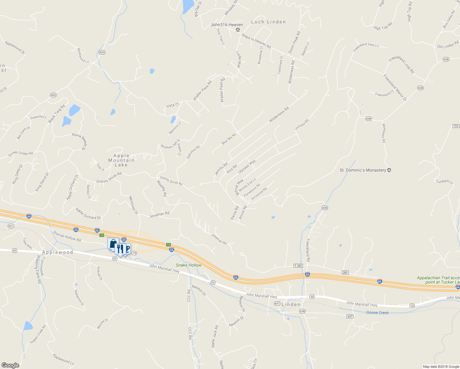 map of restaurants, bars, coffee shops, grocery stores, and more near 248 Ulysses Way in Linden