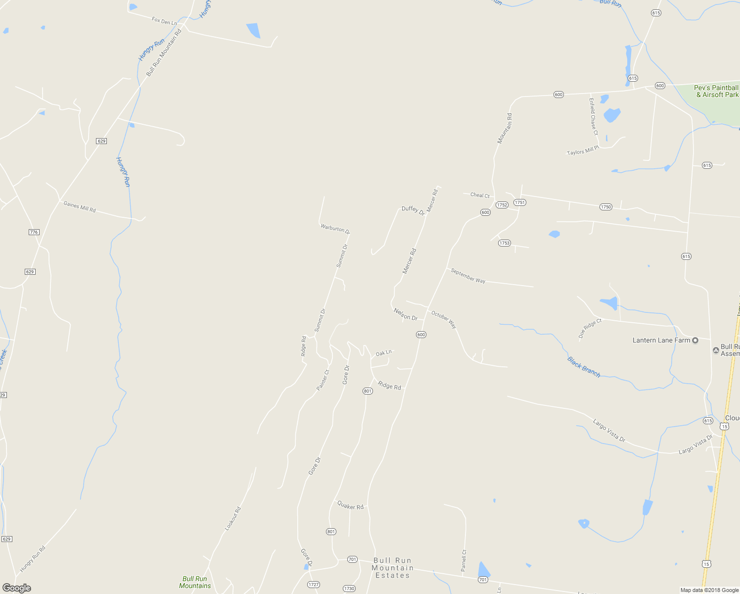 map of restaurants, bars, coffee shops, grocery stores, and more near 1625 Duffey Drive in Haymarket