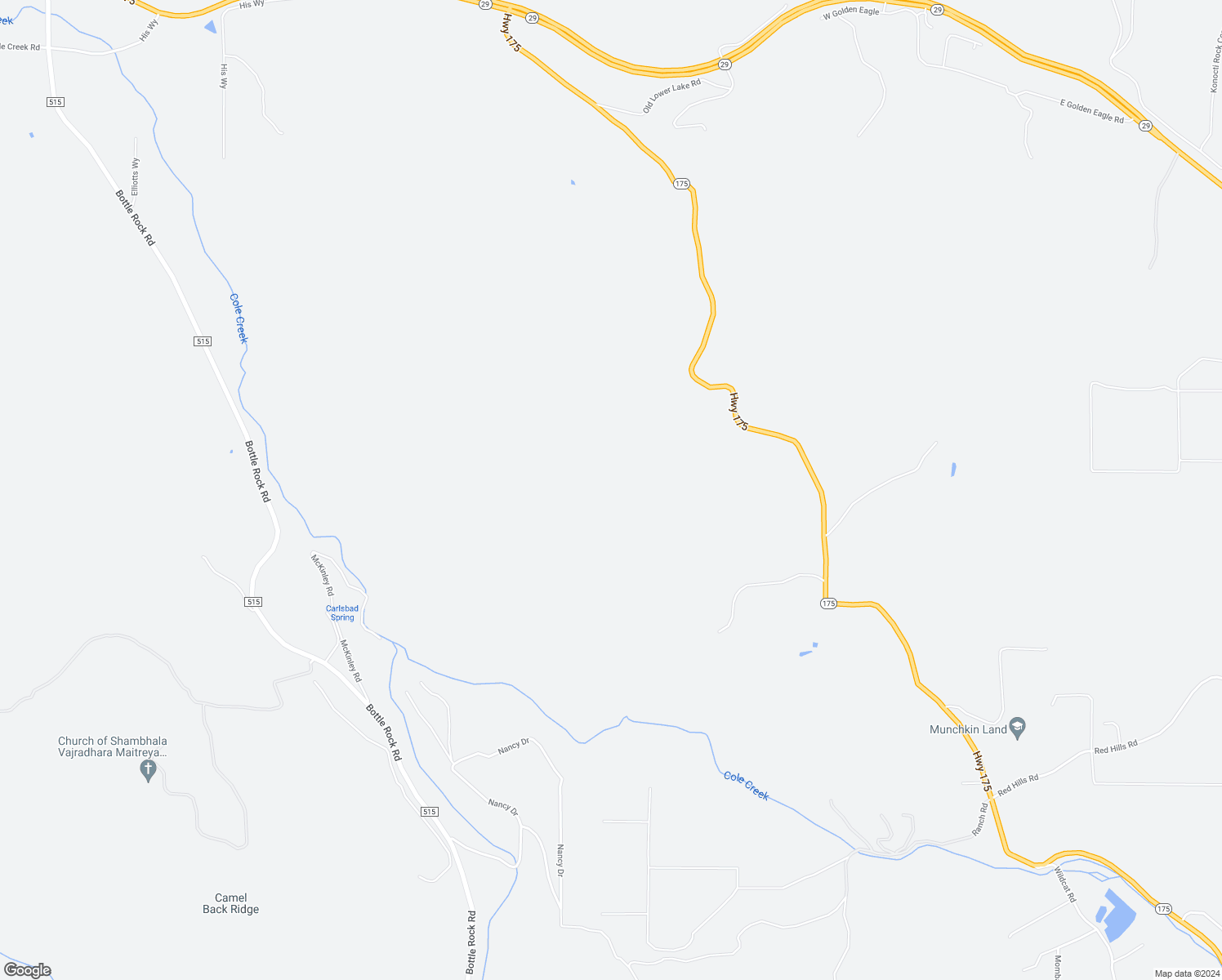 map of restaurants, bars, coffee shops, grocery stores, and more near 4515 Idlewood Drive in Kelseyville