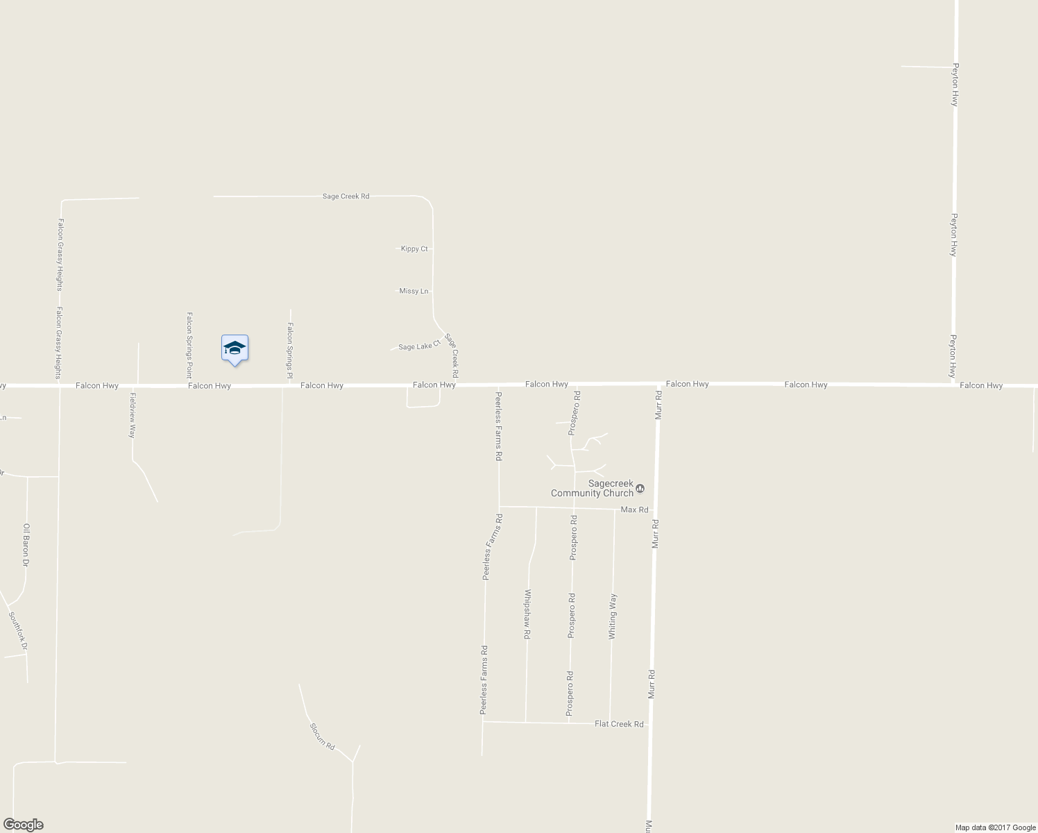 map of restaurants, bars, coffee shops, grocery stores, and more near 6425 Peerless Farms Road in Peyton