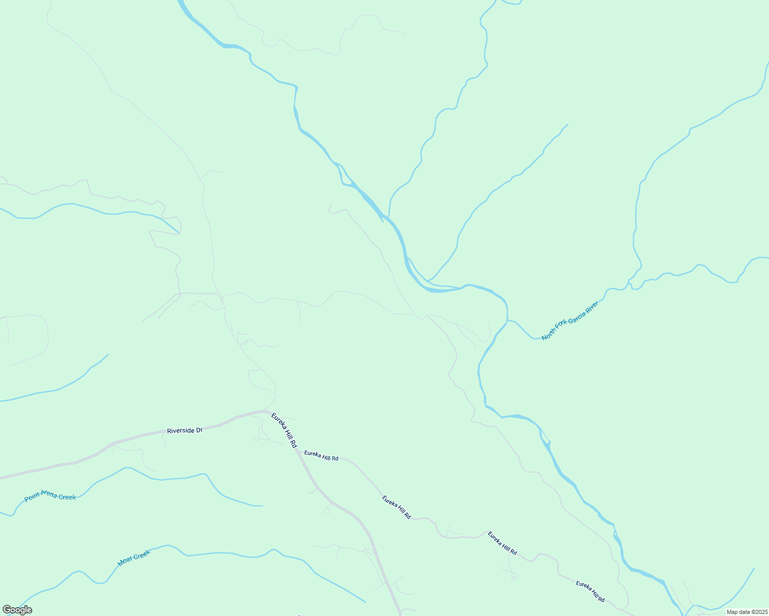 map of restaurants, bars, coffee shops, grocery stores, and more near Buckridge Road in Point Arena