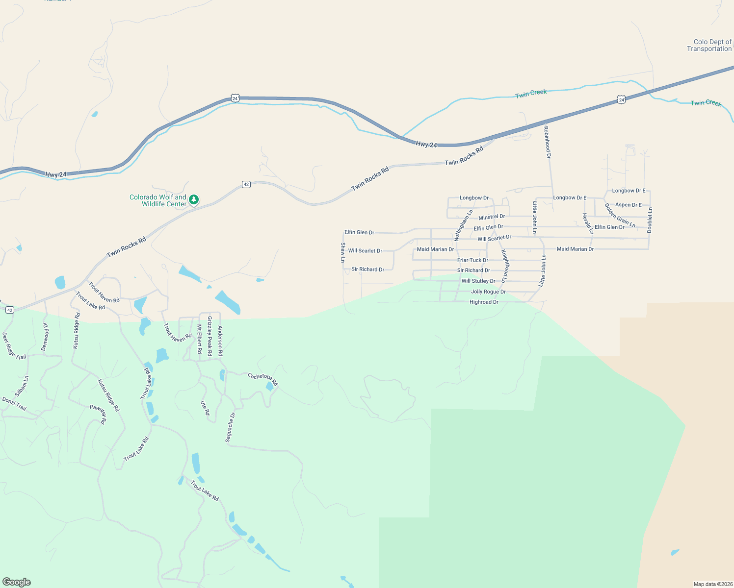 map of restaurants, bars, coffee shops, grocery stores, and more near 58 Will Stutley Drive in Divide