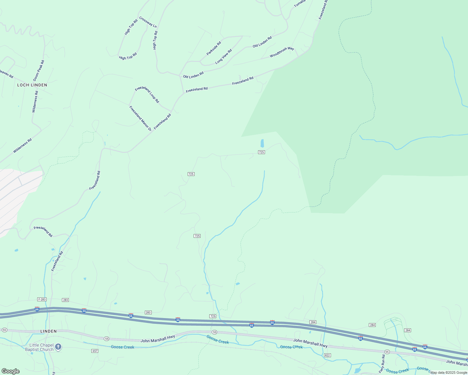 map of restaurants, bars, coffee shops, grocery stores, and more near 2619 Tuckers Lane in Linden