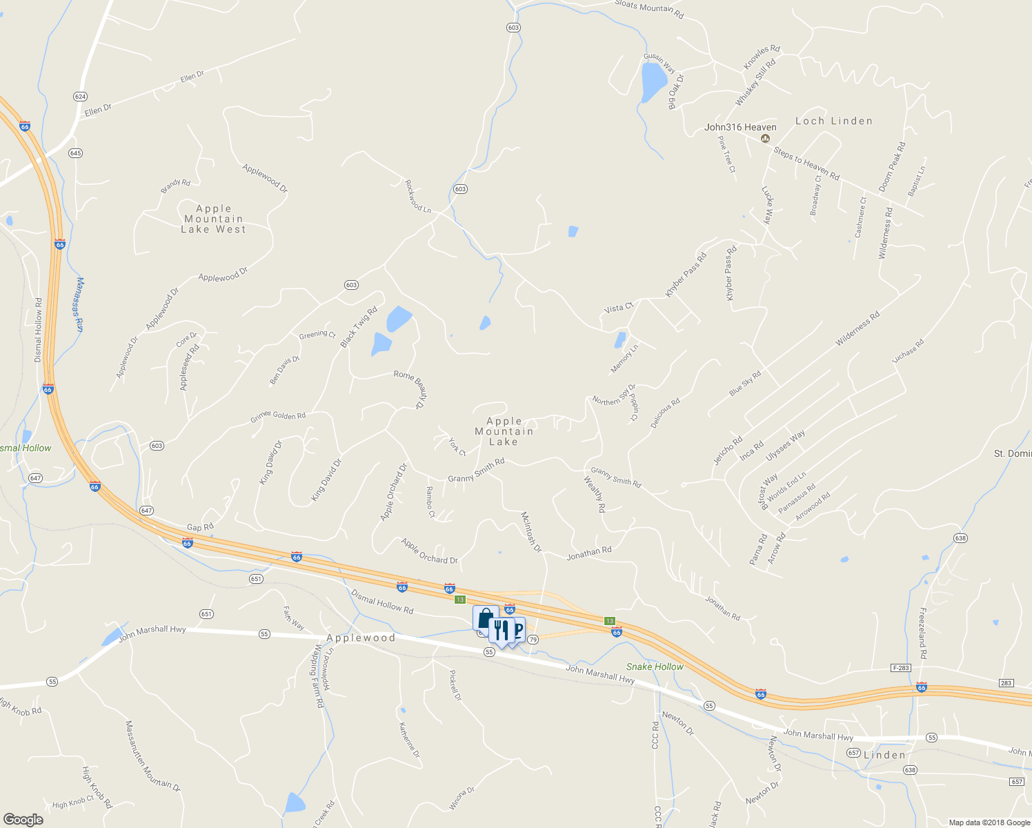 map of restaurants, bars, coffee shops, grocery stores, and more near 88 Crab Apple Court in Linden