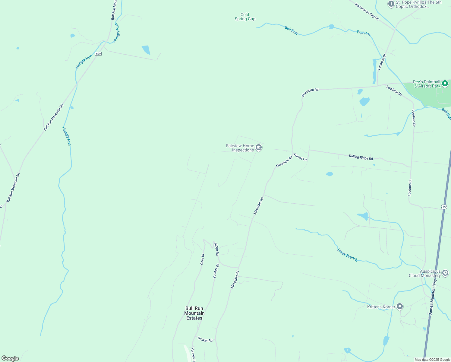 map of restaurants, bars, coffee shops, grocery stores, and more near Duffey Drive in Haymarket
