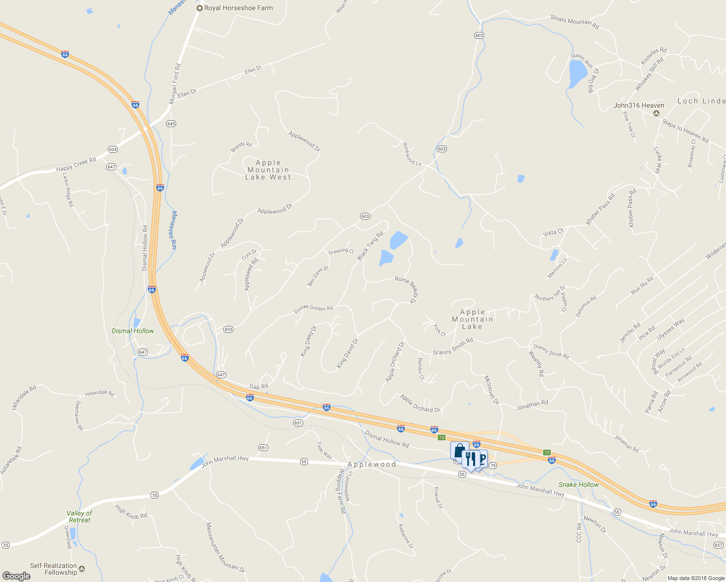 map of restaurants, bars, coffee shops, grocery stores, and more near 639 Rome Beauty Drive in Linden