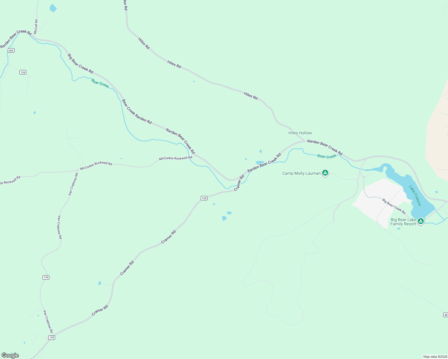 map of restaurants, bars, coffee shops, grocery stores, and more near 7882 Big Bear Creek Rd in Lucasville