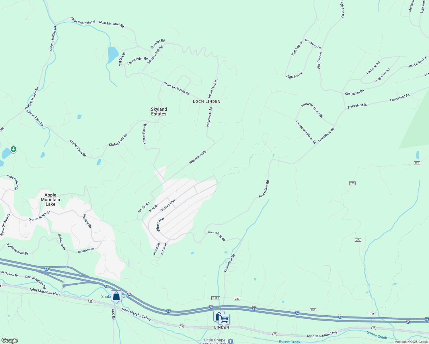 map of restaurants, bars, coffee shops, grocery stores, and more near 78 Luchase Road in Linden